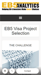 Mobile Screenshot of eb5duediligence.com